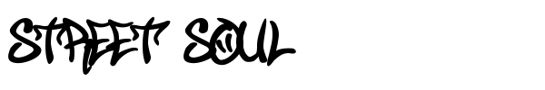 Street Soul font preview